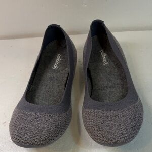 Allbirds Women's Charcoal Knit Flats 7 gray
